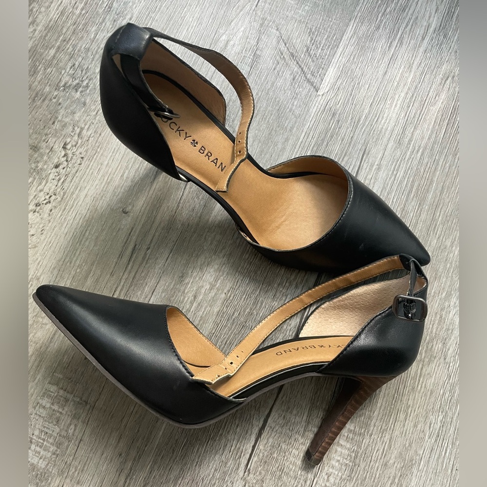 *Never worn* Lucky Brand Black Women's Heels NWT